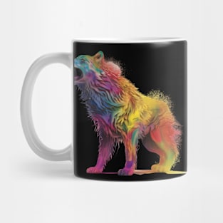 Beware The Rainbow Wolf Mug